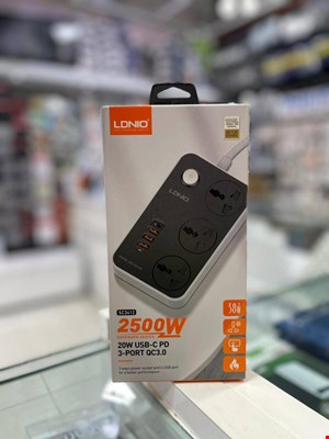 چند راهی برق الدینیو مدل SC3412 ا Ldnio SC3412 3 Way Electricity