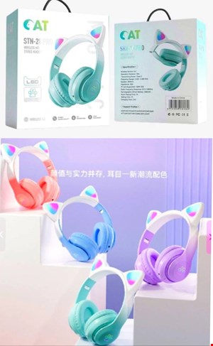 هدفون بلوتوثی مدل STN-28 Pro ا Cat Ear 2023