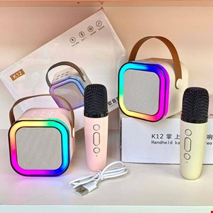 اسپیکر بلوتوثی قابل حمل مدل K12 با میکروفون بیسیم ا K12 Bluetooth speaker