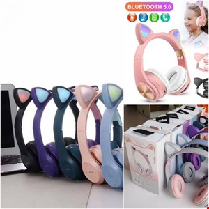 هدفون بلوتوثی مدل خرگوشی P47M ا هدفون بی سیم متفرقه | Other Brand مدل هدفون بلوتوثی مدل خرگوشی 