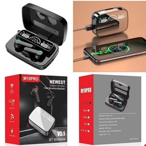 هندزفری بلوتوثی مدل M19 pro Newest V5.3 ا M19 pro handsfree bluetooth
