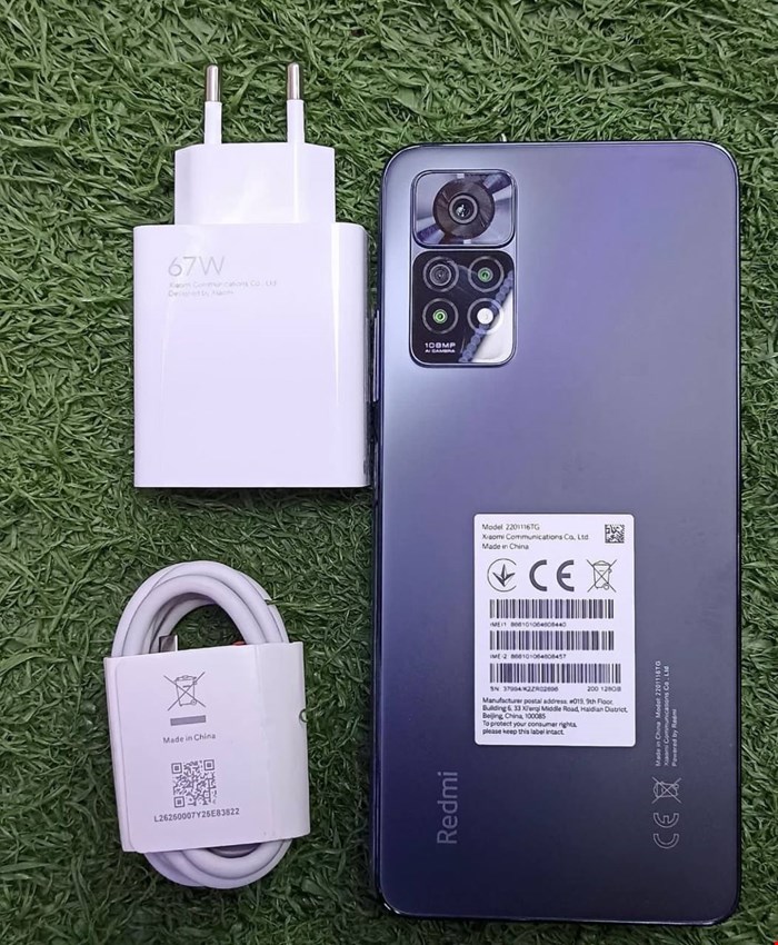شارژر دیواری شیائومی مدل 67 وات اصل به تبدیل USB-C ا Xiaomi 67W wall charger with USB-C conversion cableاصل