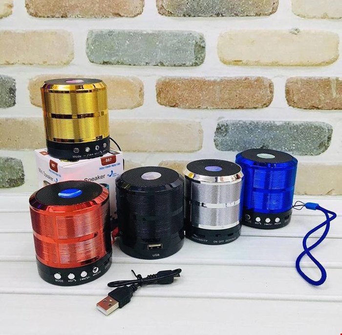 Speaker mini ws_887 اسپیکر بلوتوثی مینی فوق‌العاده پر قدرت و کارا ا Mini speaker ws_887 Bluetoothاصل