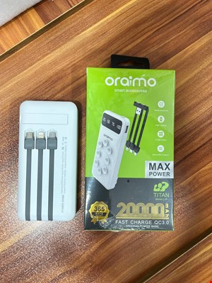 پاوربانک Oraimo اصلی 20000mla وایرلس شارژ کیفیت بسیار عالی اصل