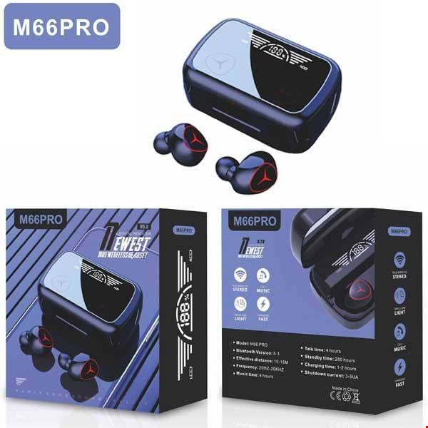 هندزفری بلوتوثی مدل M66 pro ا M66 pro headset bluetoothاصلی