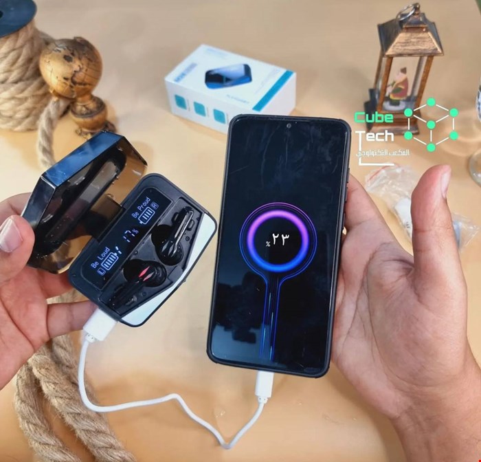هندزفری بیسیم (ایرپاد) گیمینگ M28 - مشکی ا Wireless handsfree game M28اصل