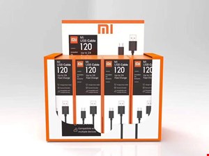 کابل میکرو یو اس بی فست شارژ Xiaomi V8 Mi01 1m ا Xiaomi Mi01 1m MicroUSB Cable اصل