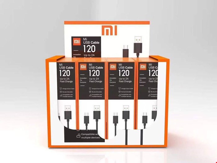 کابل میکرو یو اس بی فست شارژ Xiaomi V8 Mi01 1m ا Xiaomi Mi01 1m MicroUSB Cable اصل