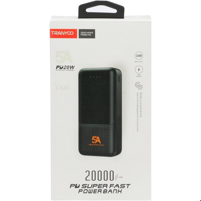 پاوربانک K02 ترانیو ا Powerbank اصل